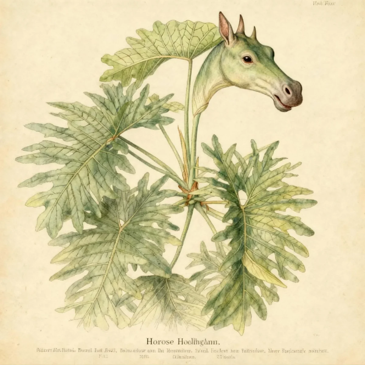 Horsehead philodendron (Philodendron bipinnatifidum)