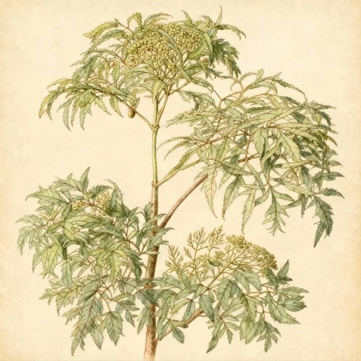 Ming aralia (Polyscias fruticosa)