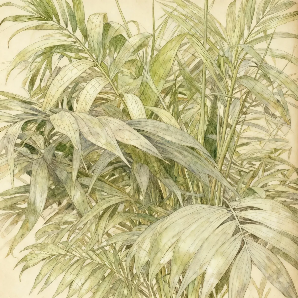 Parlor palm (Chamaedorea elegans)