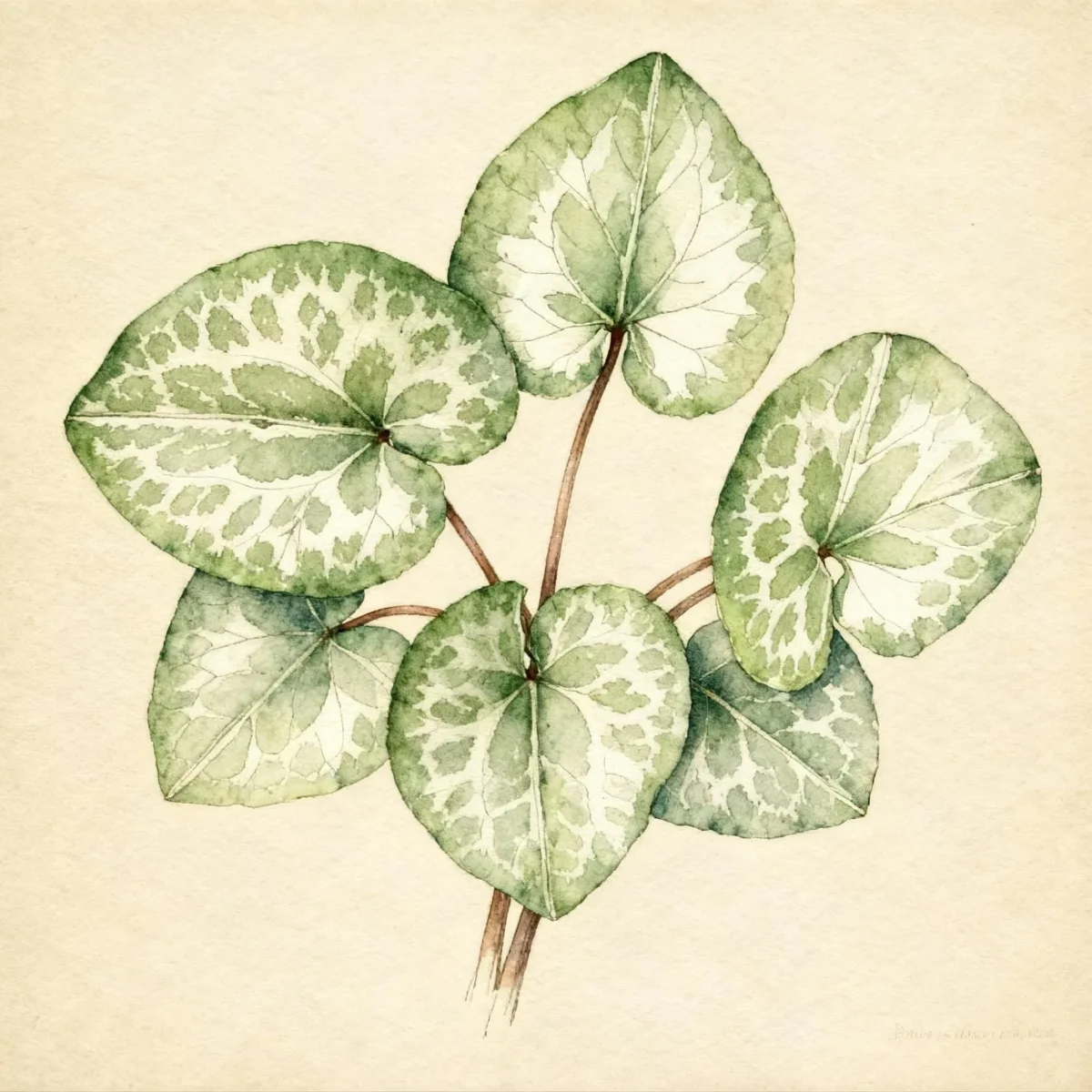 Wild ginger (Asarum shuttleworthii)