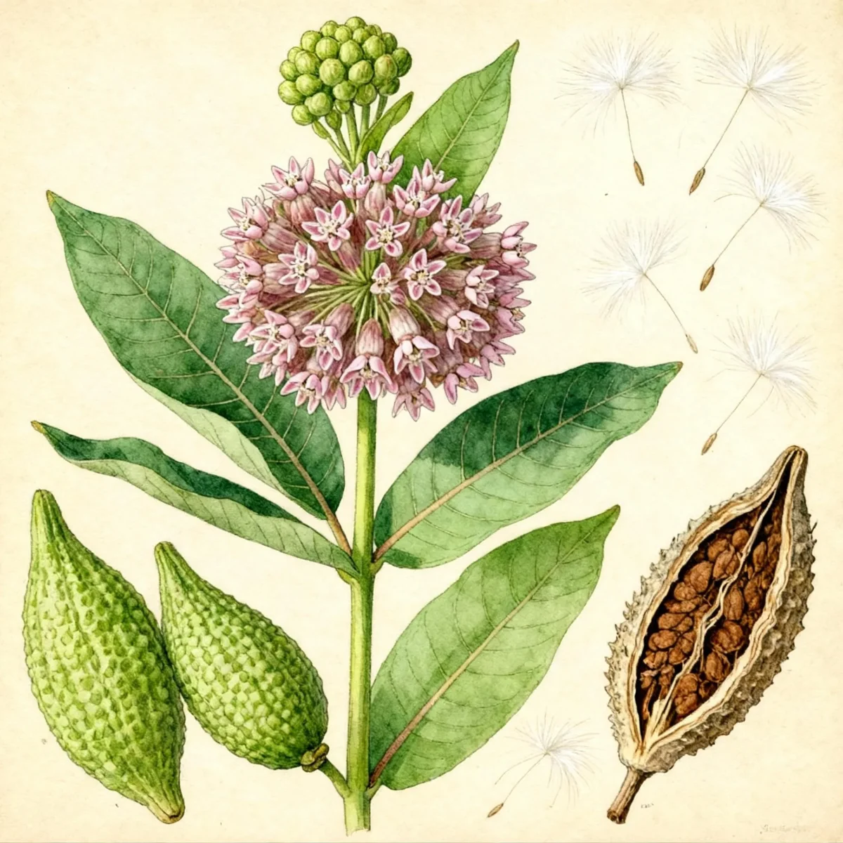 Common milkweed (Asclepias syriaca)