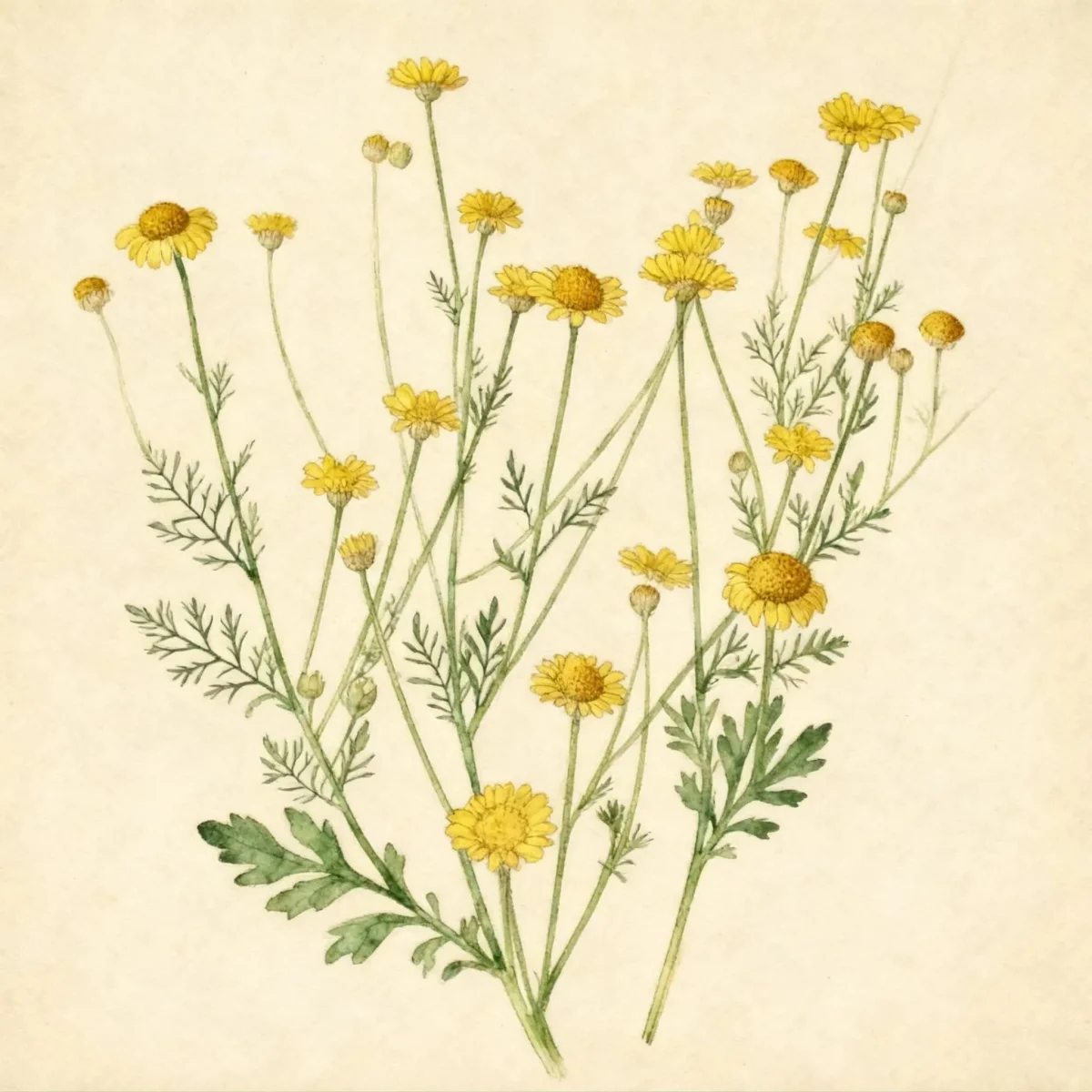 Golden chamomile (Anthemis tinctoria)
