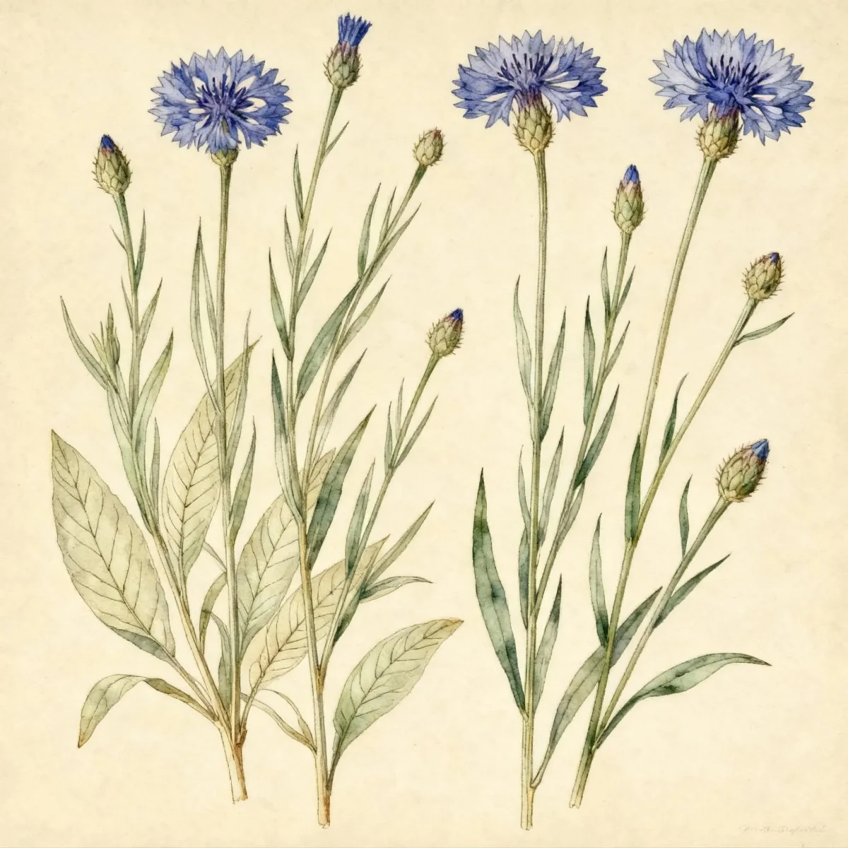 Cornflower (Centaurea cyanus)