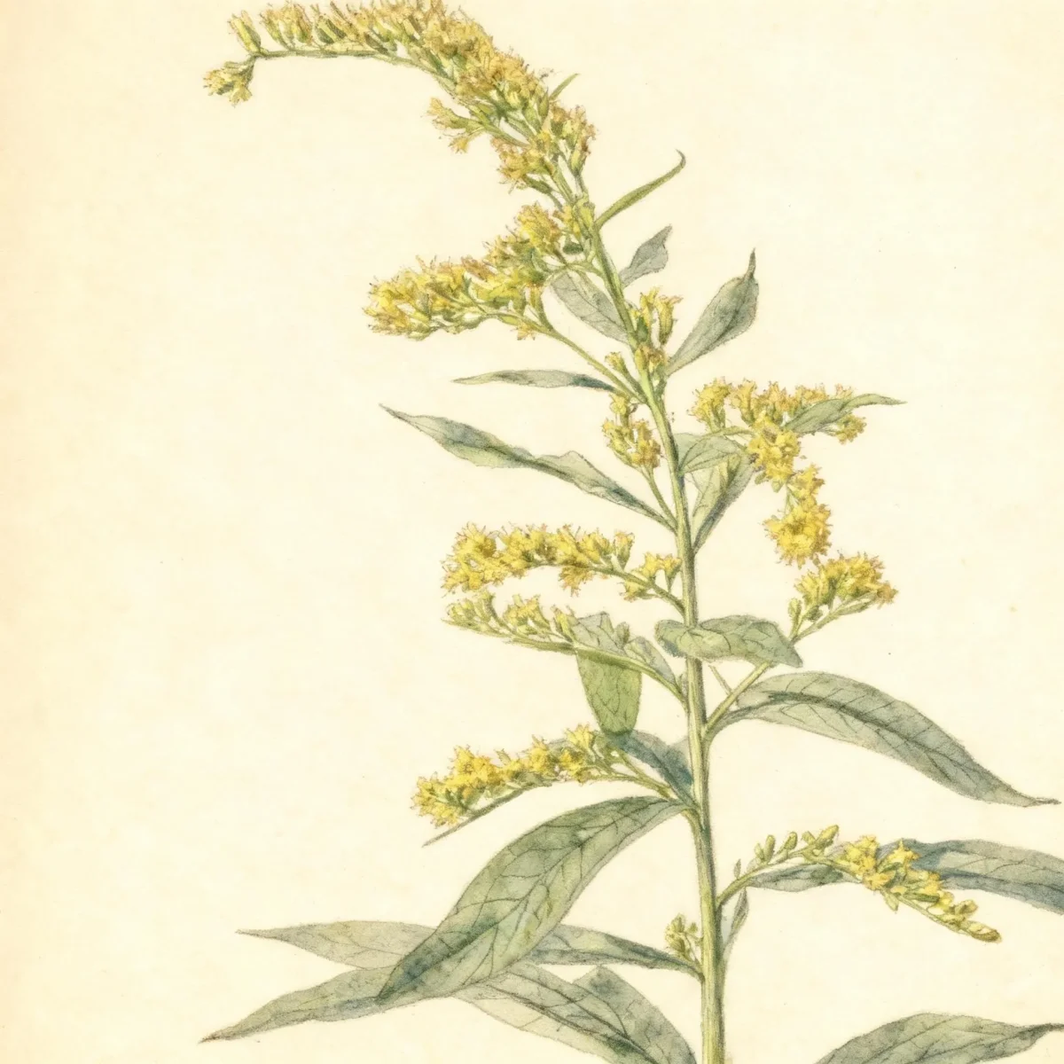 Early goldenrod (Solidago gigantea)