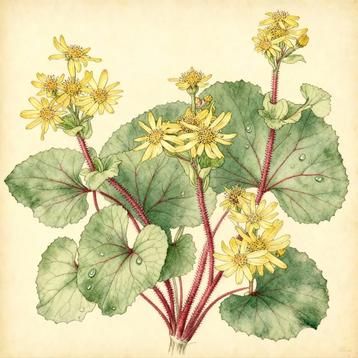 Leopard plant (Ligularia dentata)
