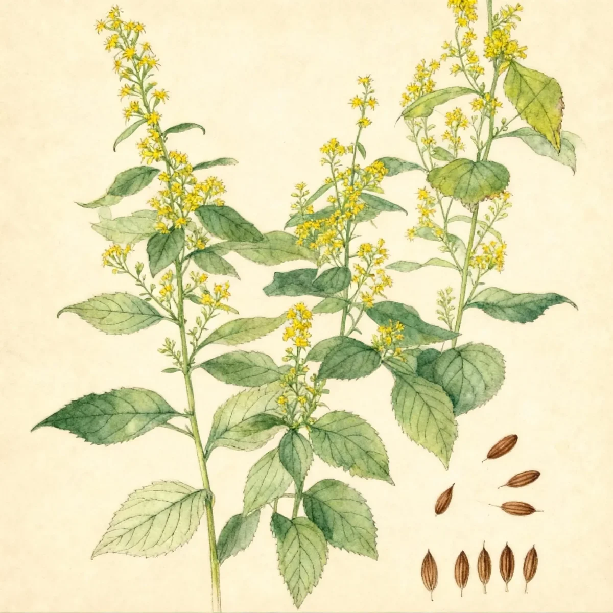 Broad leaf goldenrod