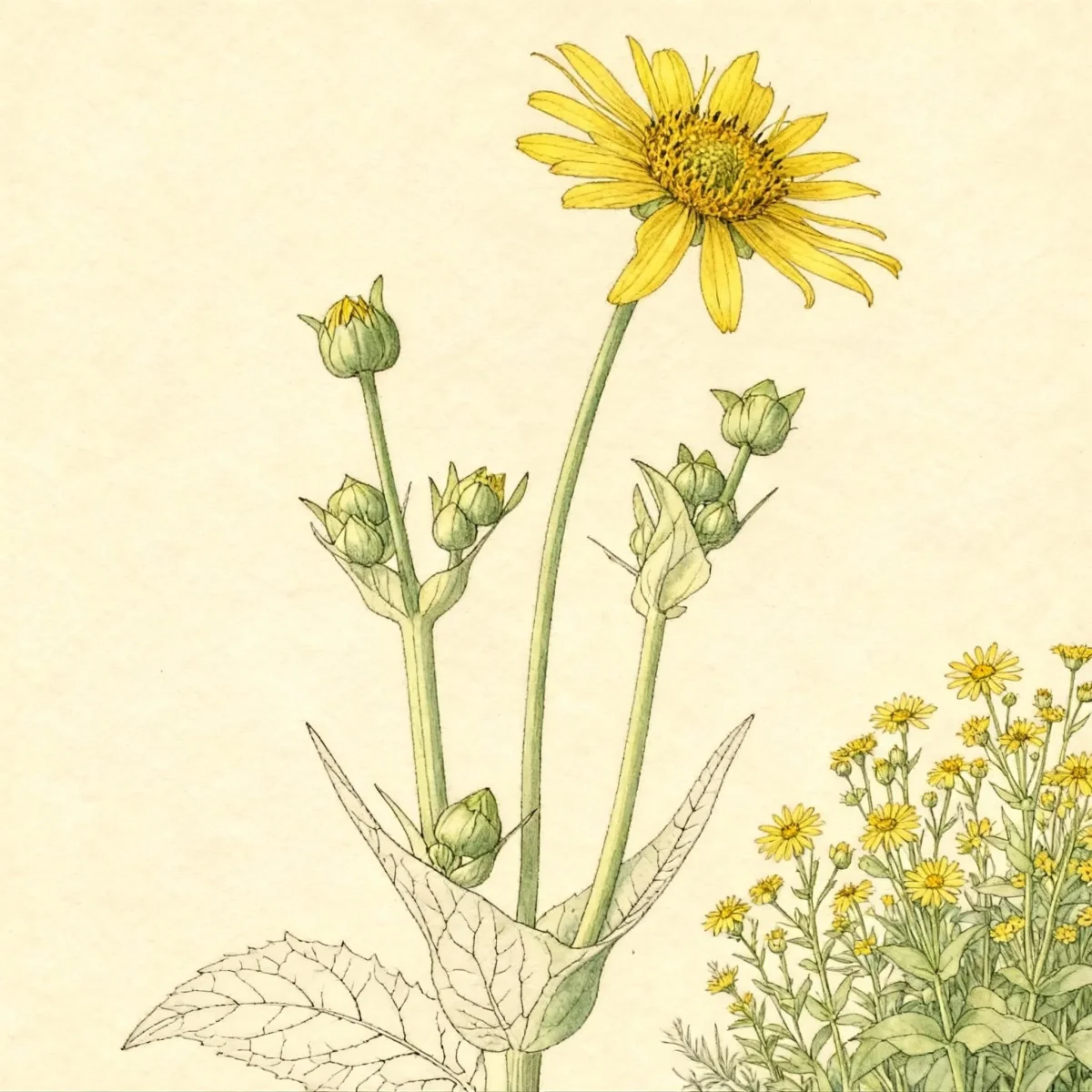 Cup plant (Silphium perfoliatum)