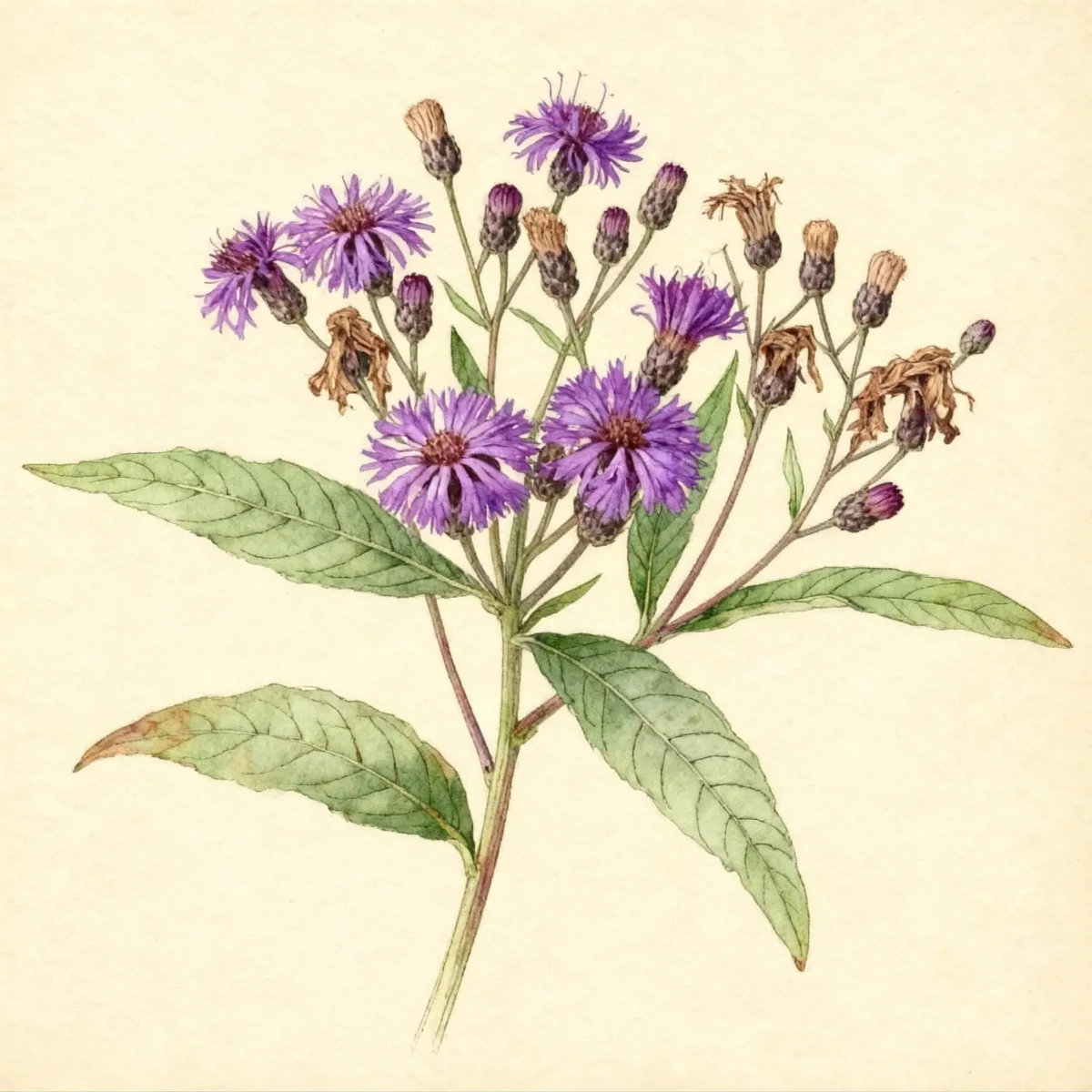 Giant ironweed (Vernonia gigantea)