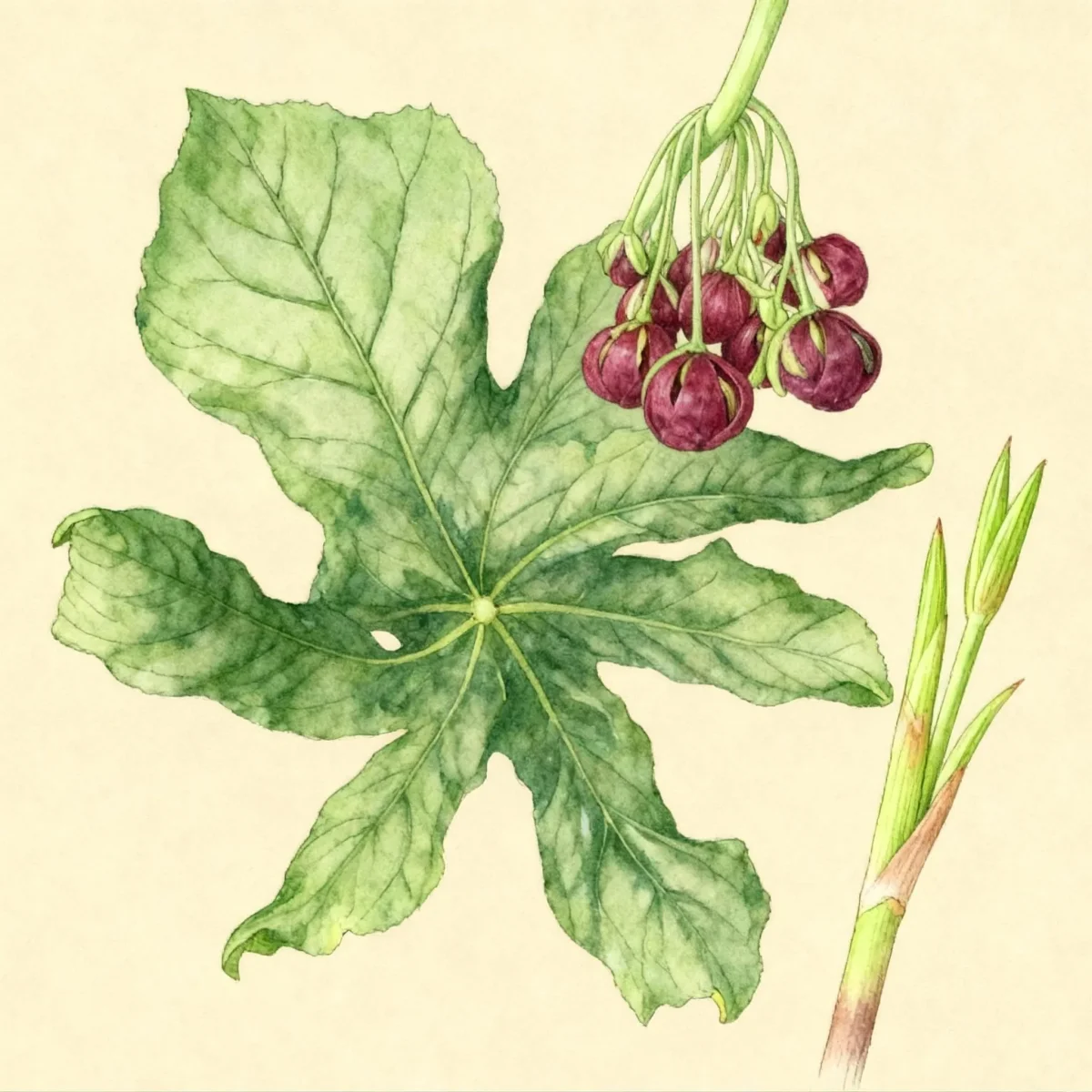 Dysosma (Podophyllum pleianthum)