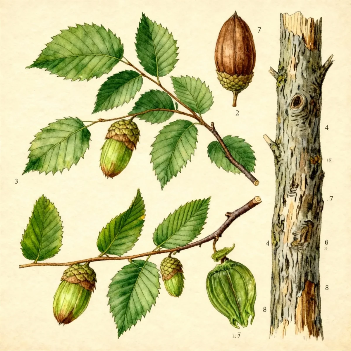 Common hornbeam (Carpinus betulus)
