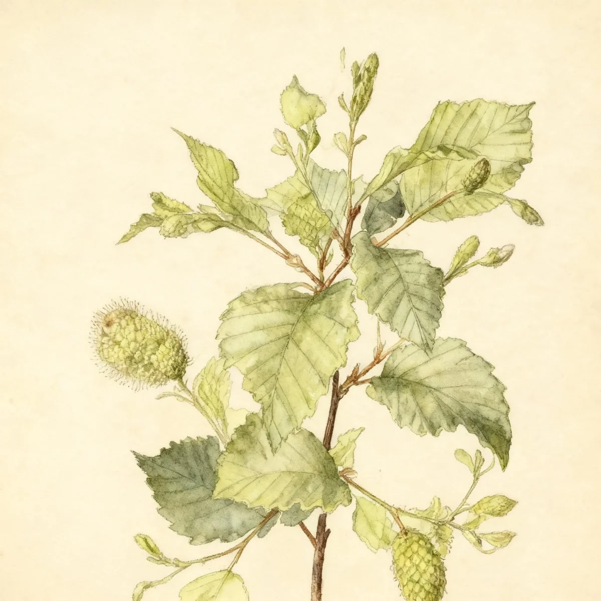 Hazel alder (Alnus incana subsp. rugosa)