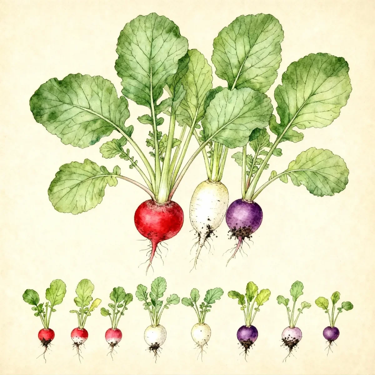 Radish (Raphanus sativus)