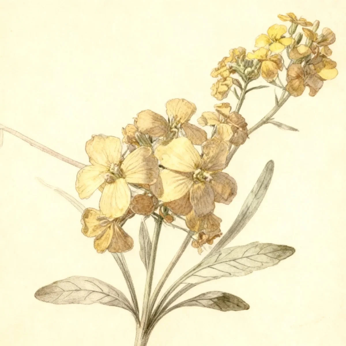 Coastal wallflower (Erysimum capitatum)