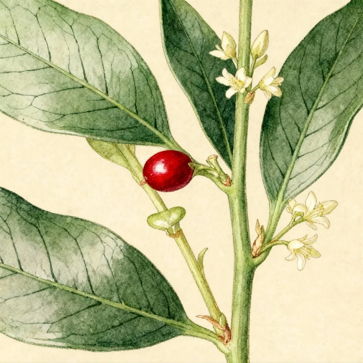 Fragrant sweet box (Sarcococca ruscifolia)