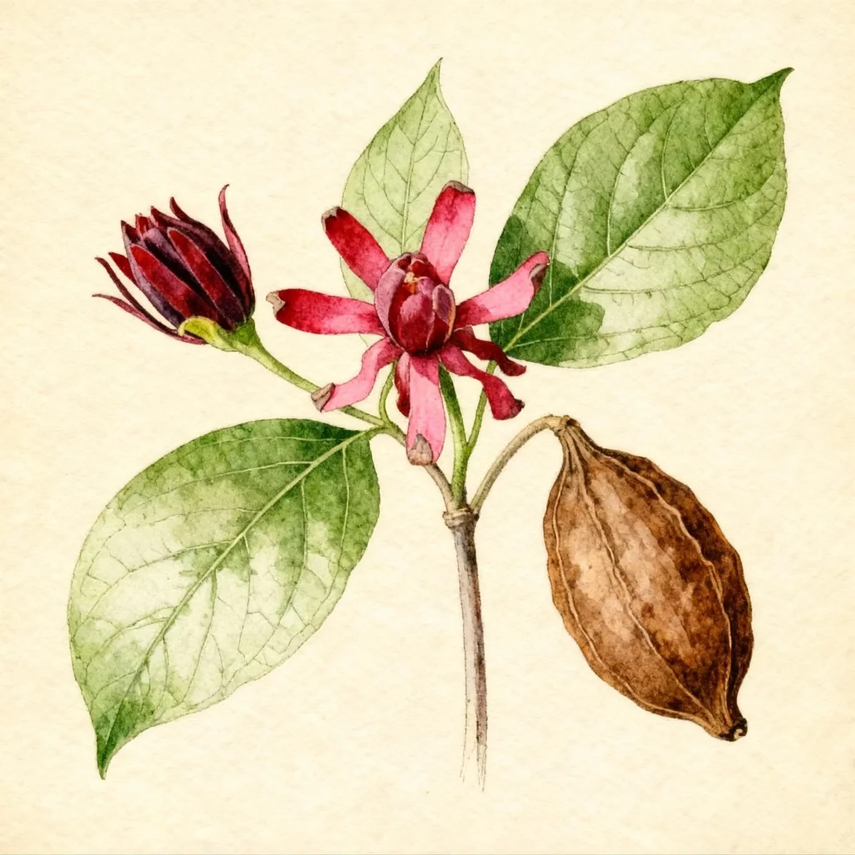 Carolina allspice (Calycanthus floridus)