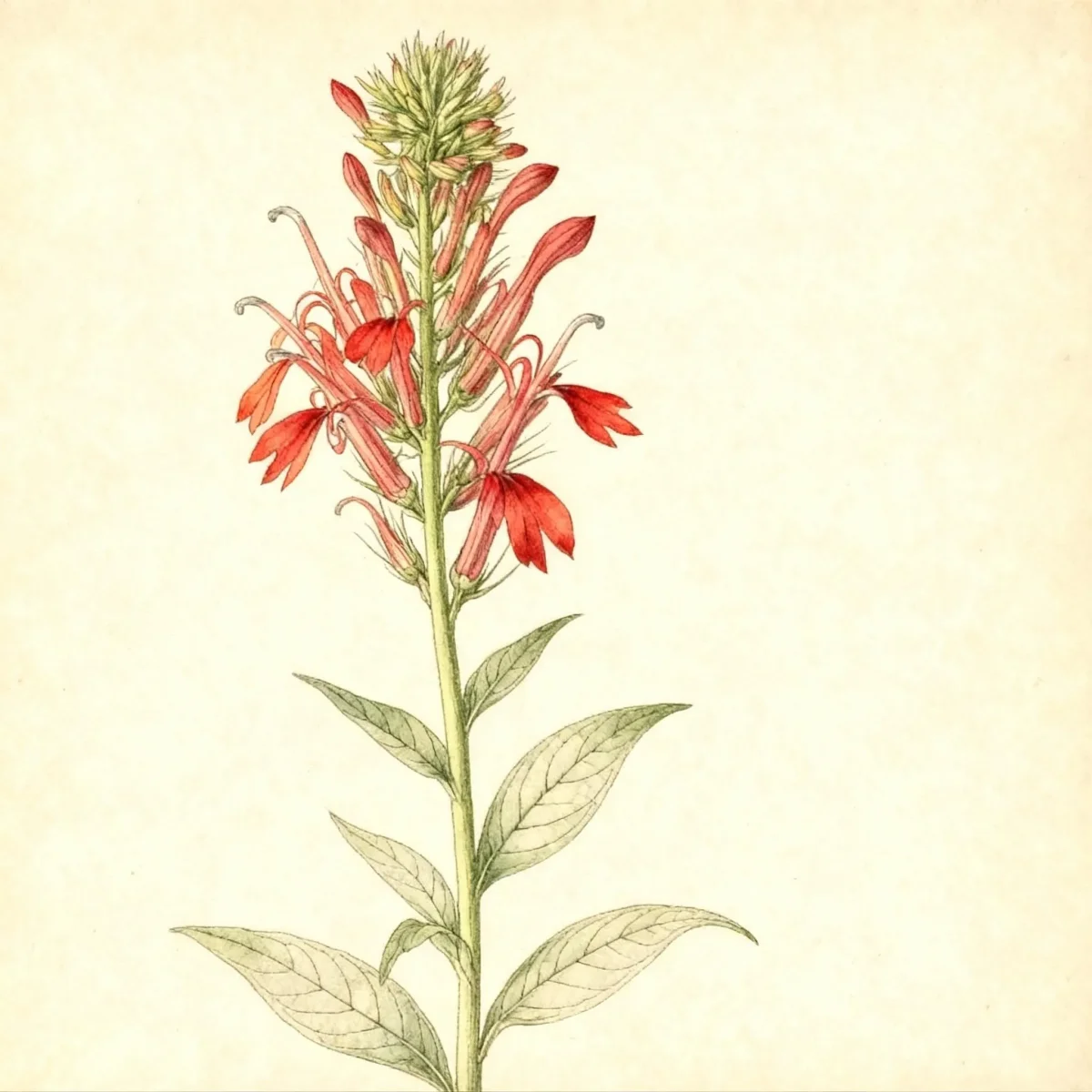 Cardinal flower (Lobelia cardinalis)