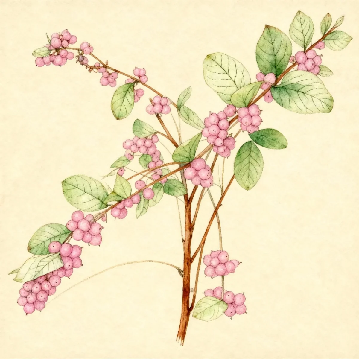 Coralberry (Symphoricarpos orbiculatus)