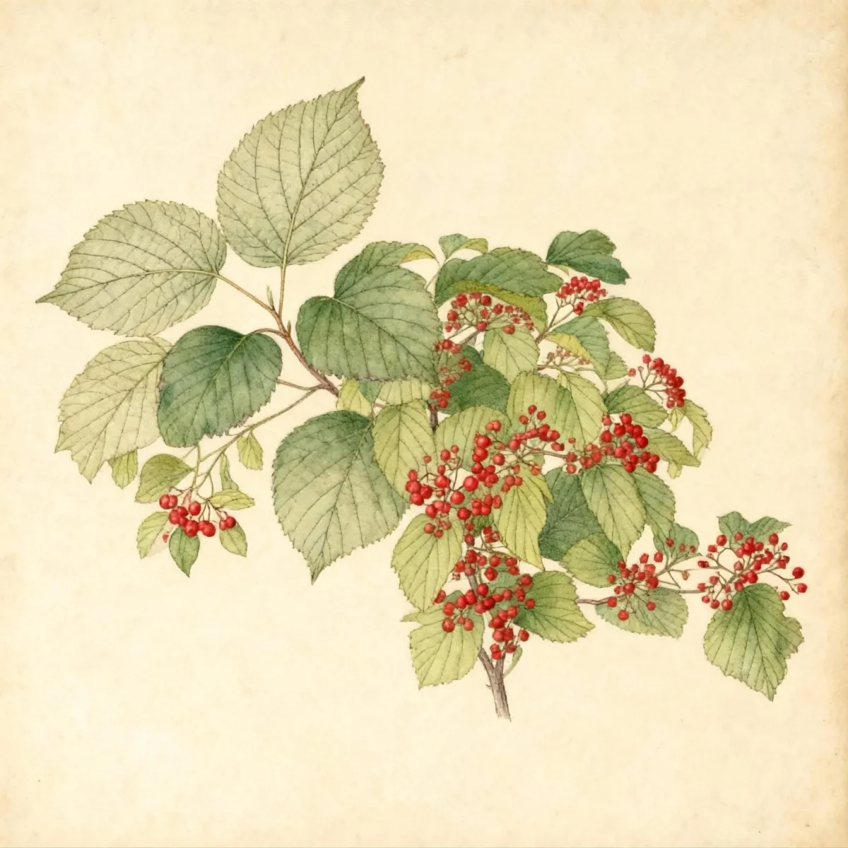 Linden viburnum (Viburnum dilatatum)