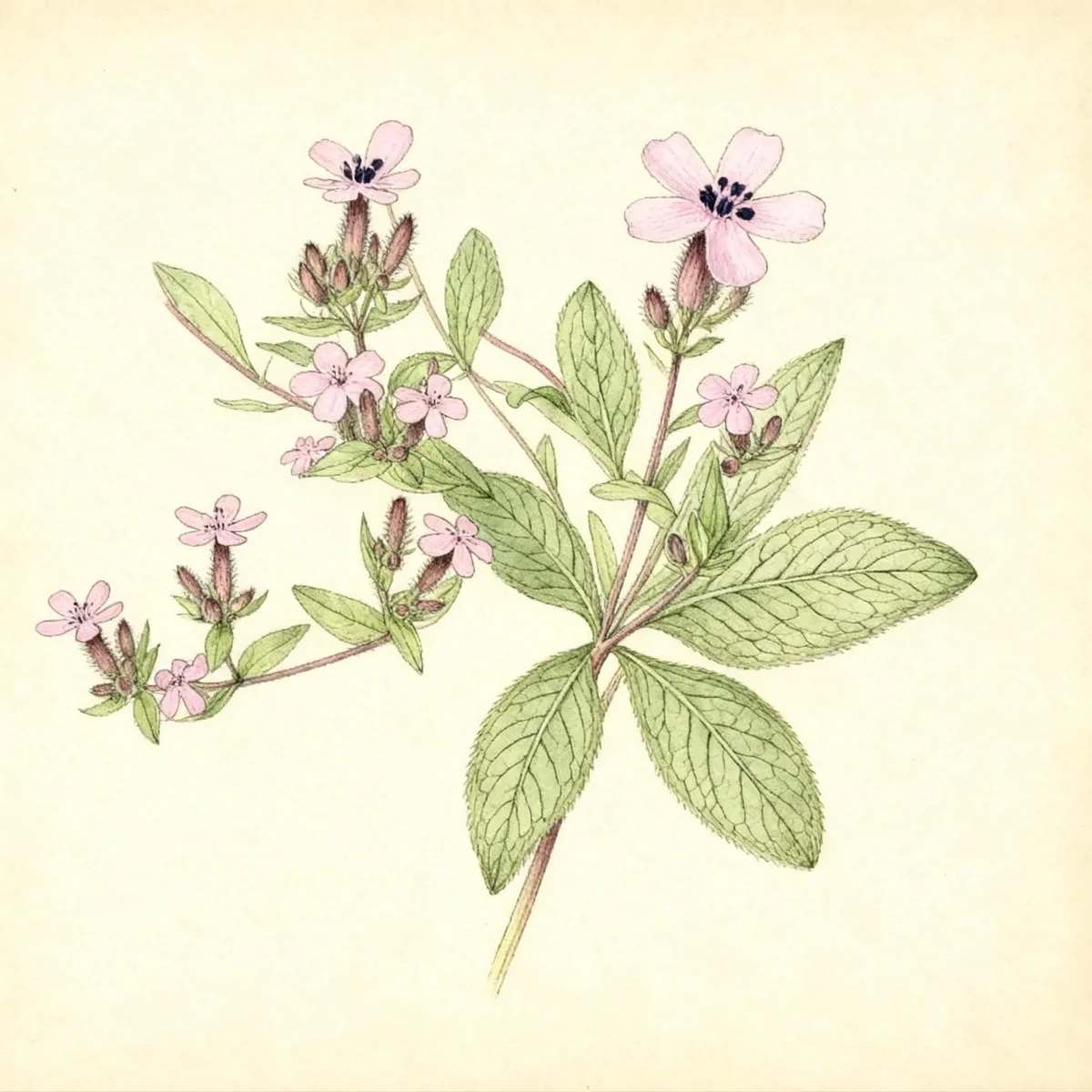 Rock soapwort (Saponaria ocymoides)