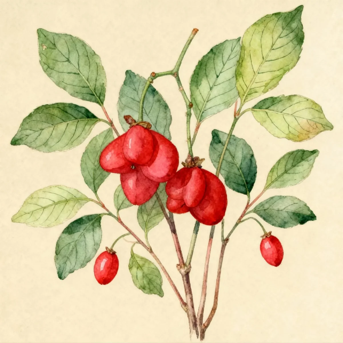 European spindletree (Euonymus europaeus)