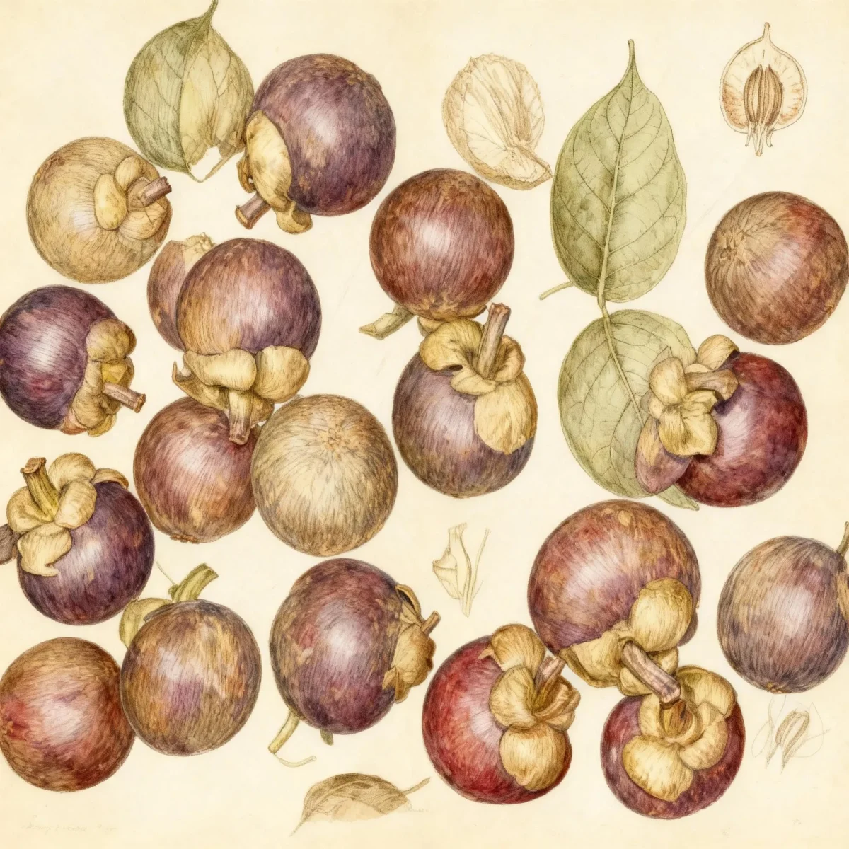 Mangosteen (Garcinia mangostana)