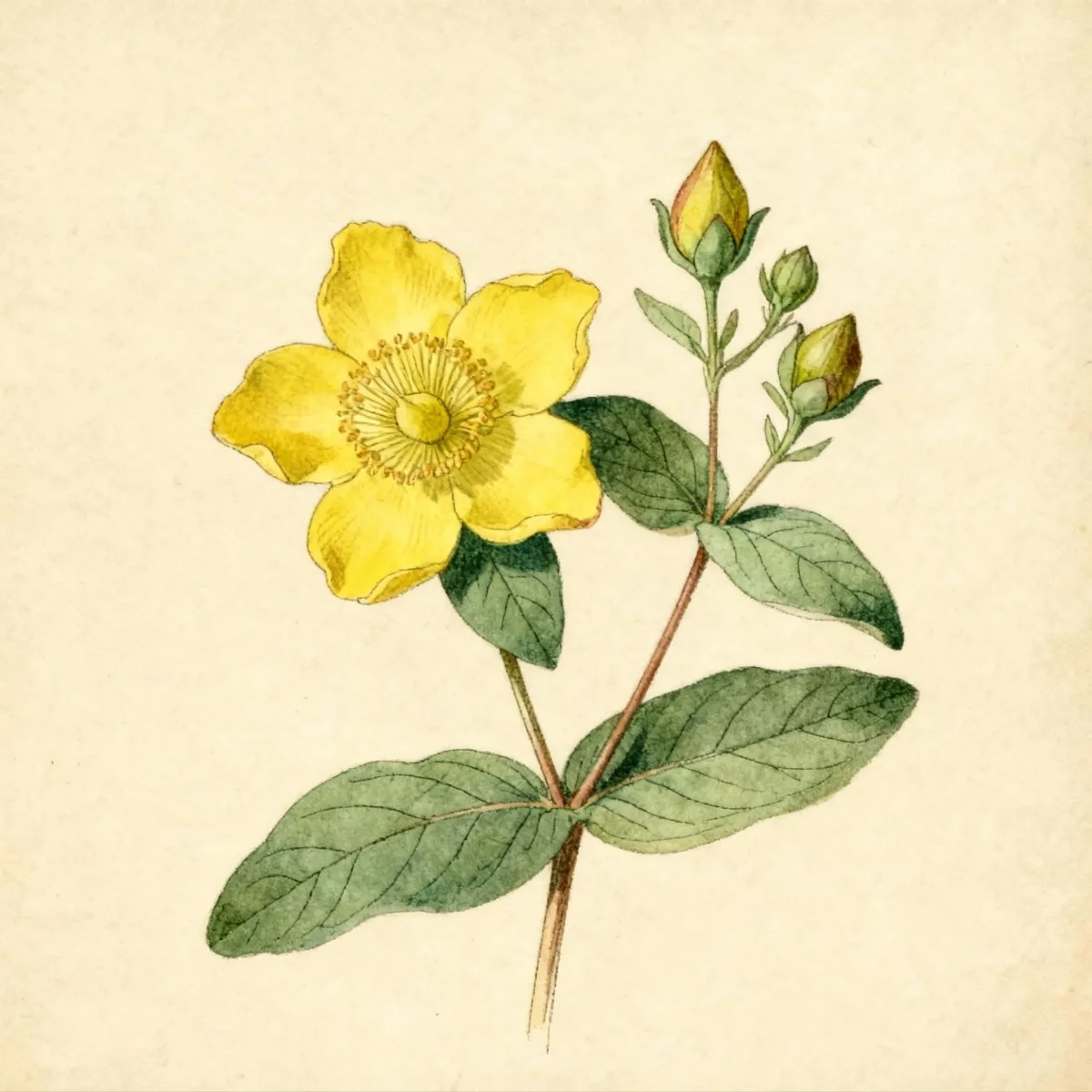 St. John's wort (Hypericum beanii)