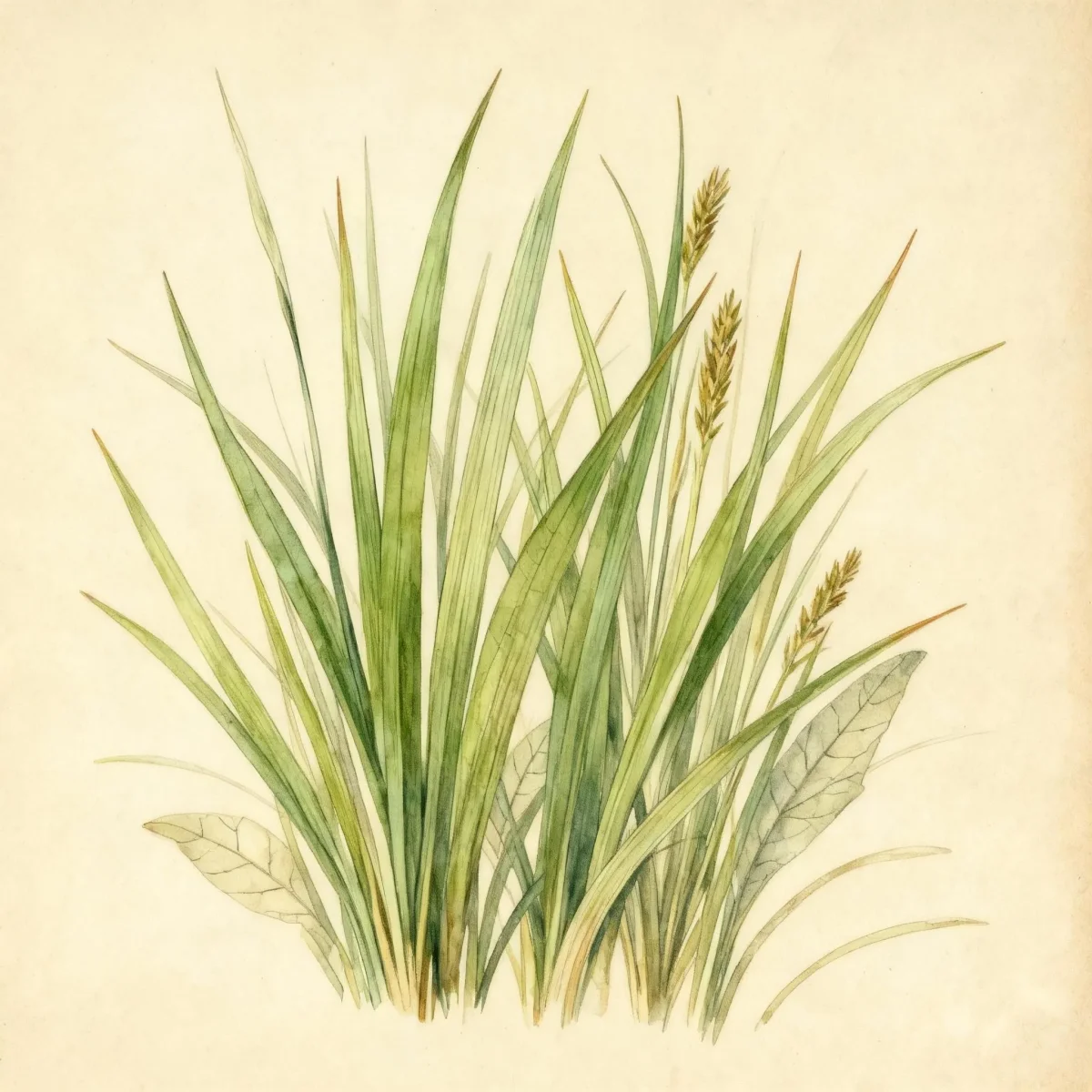 Sedge (Carex cristatella)