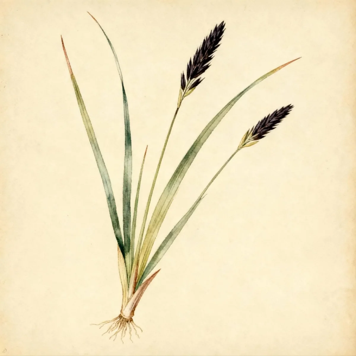 Black sedge (Carex nigra)