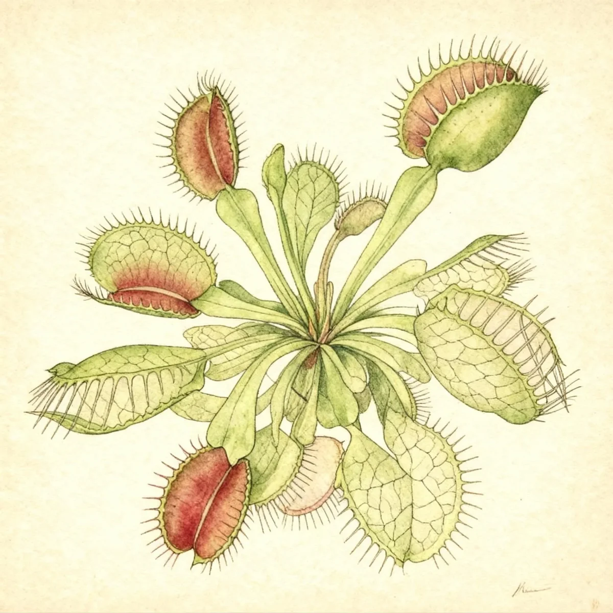 Venus fly trap (Dionaea muscipula)