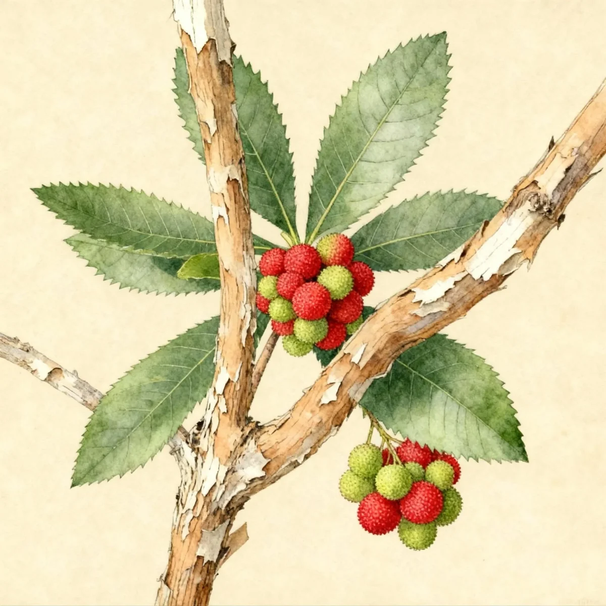 Strawberry tree (Arbutus unedo)