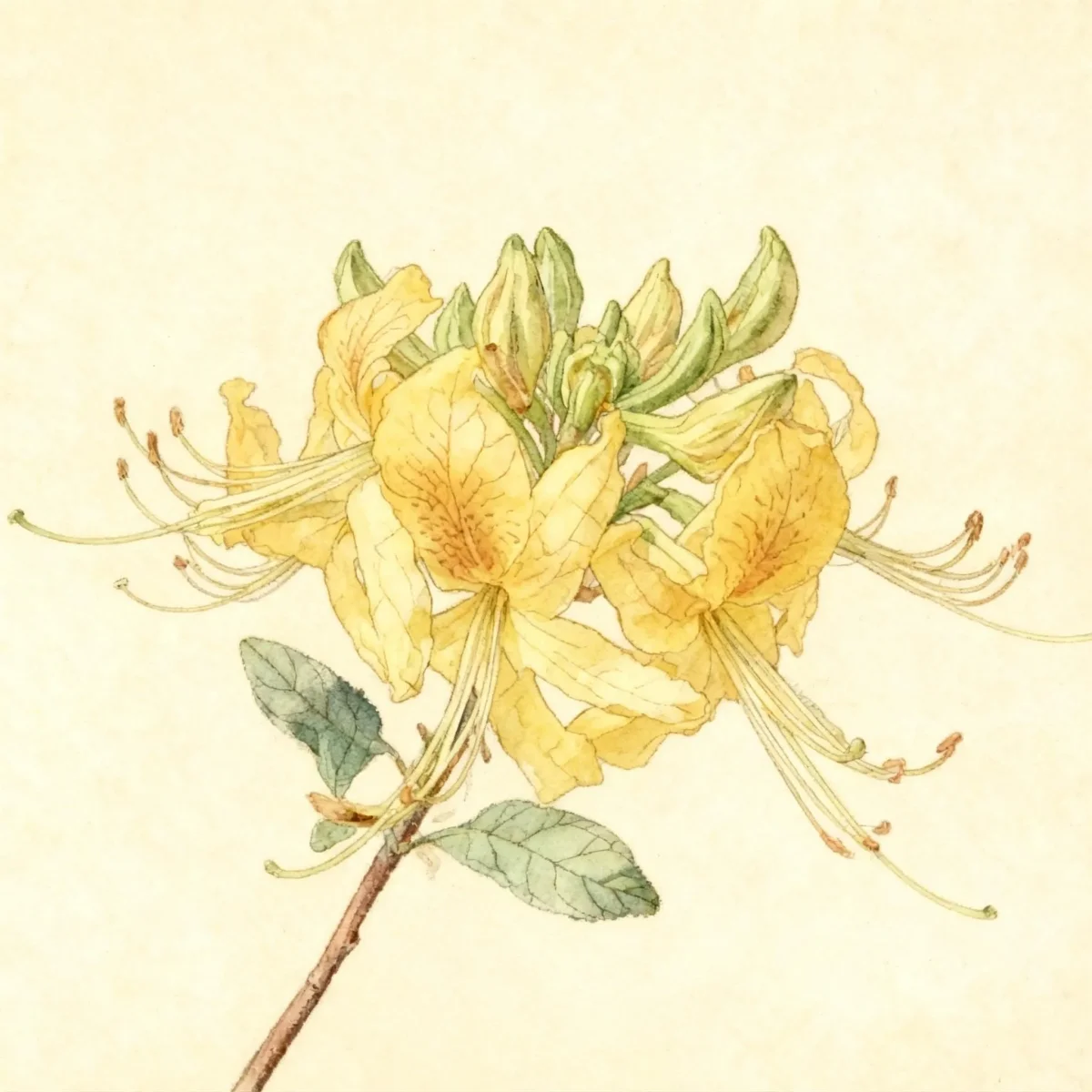 Pontic azalea (Rhododendron luteum)