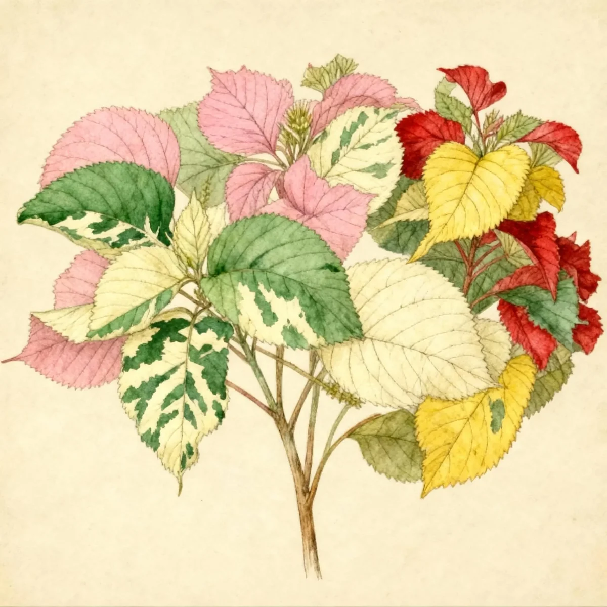 Jacob's coat (Acalypha wilkesiana)