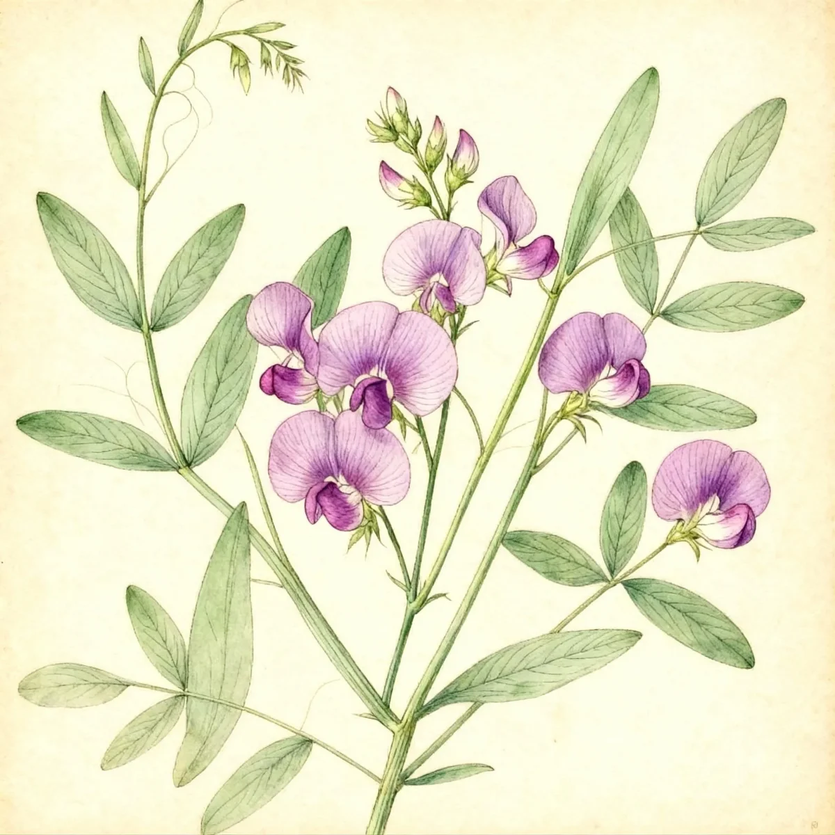 Perennial pea (Lathyrus latifolius)