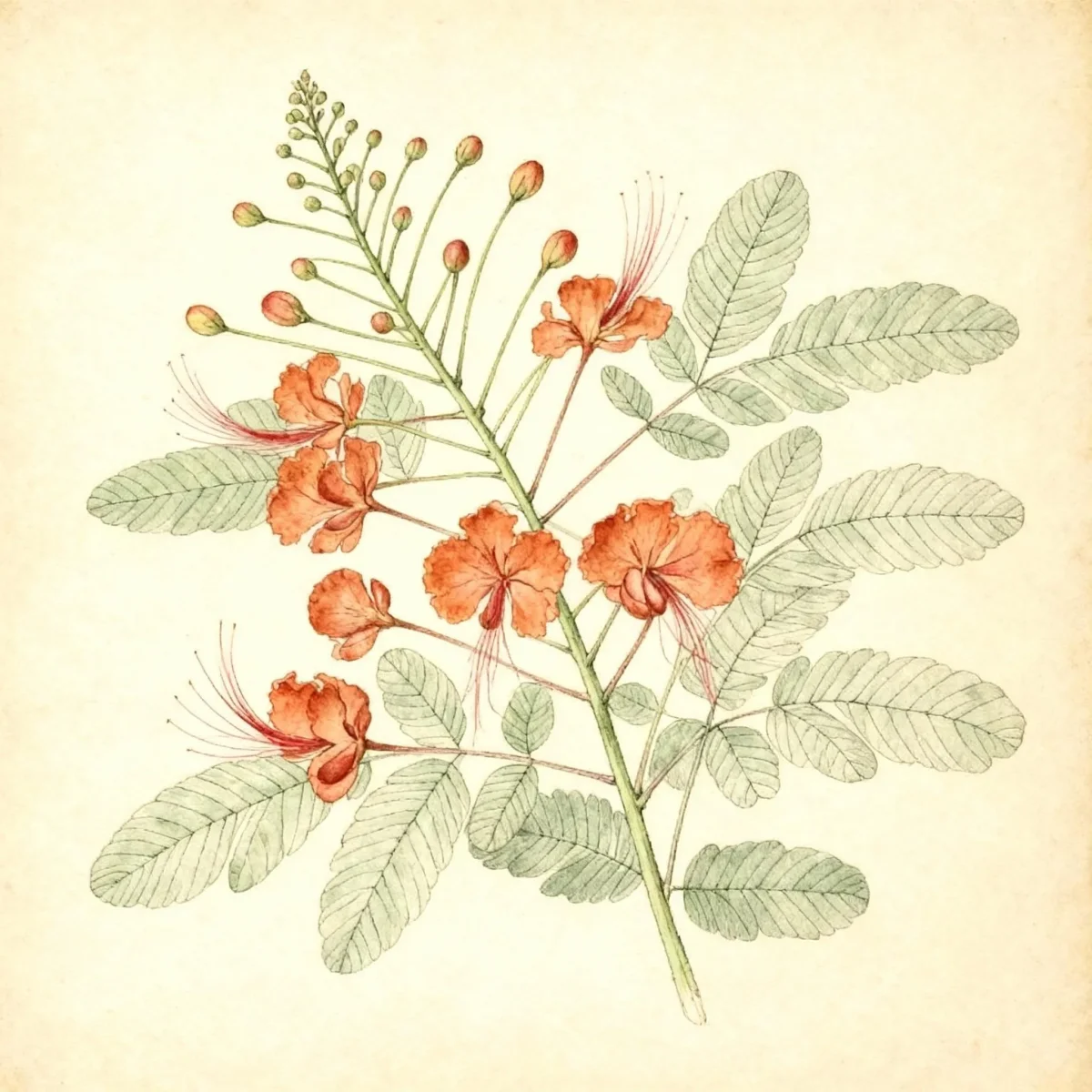 Pride of barbados (Caesalpinia pulcherrima)