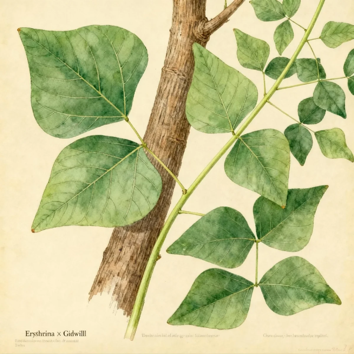 Coral tree (Erythrina × bidwillii)