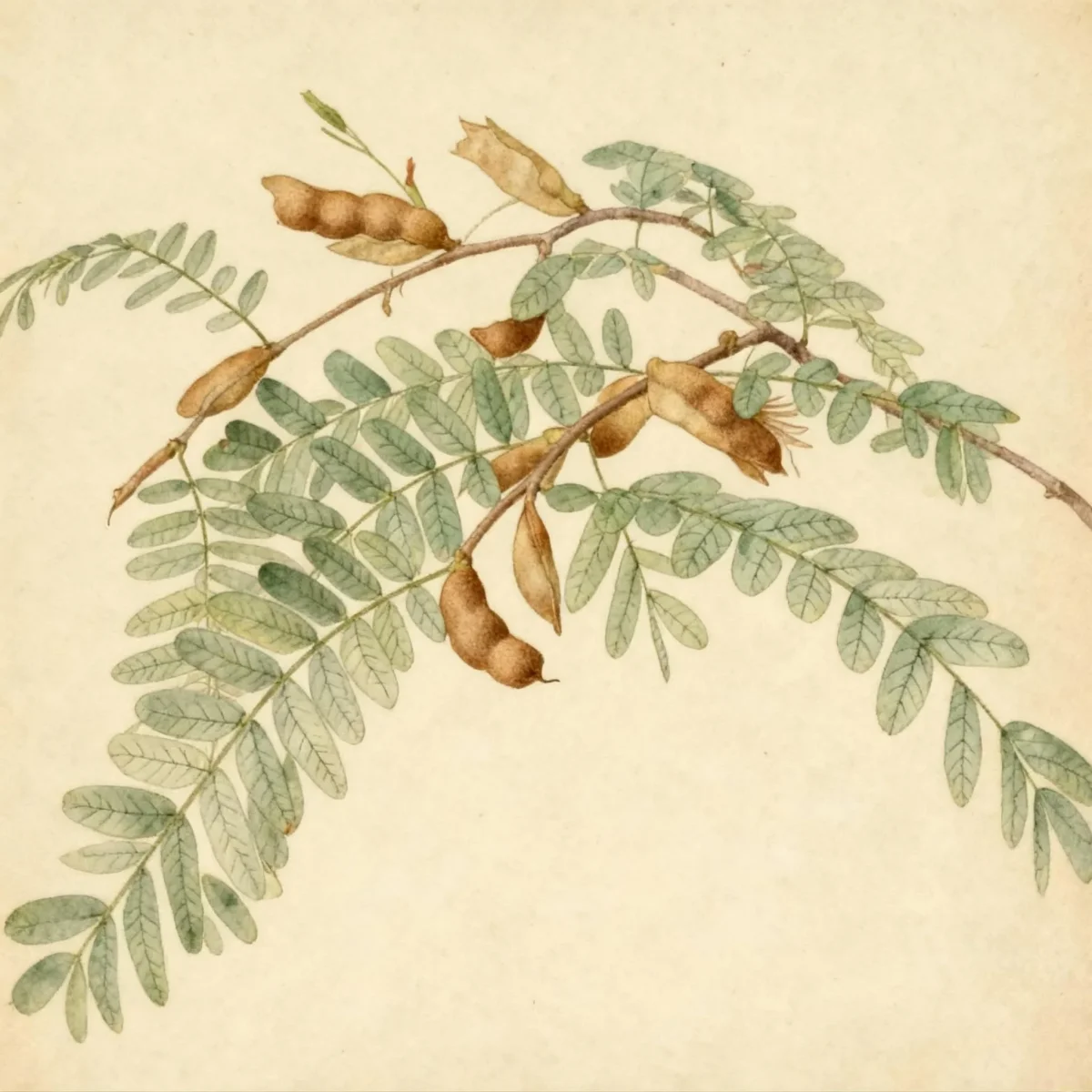 Tamarind (Tamarindus indica)
