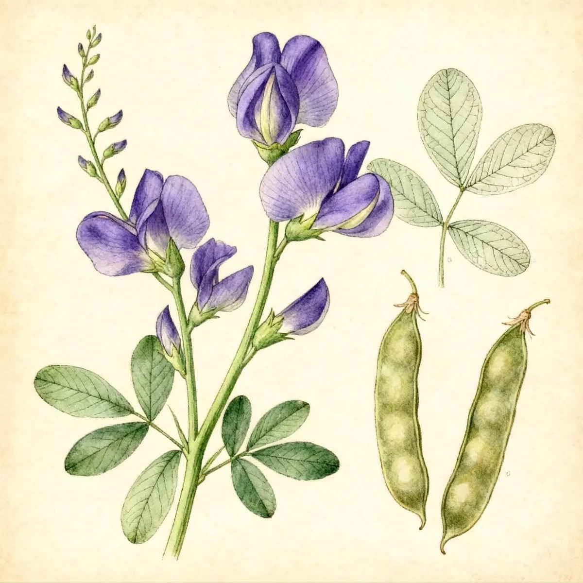 Blue false indigo