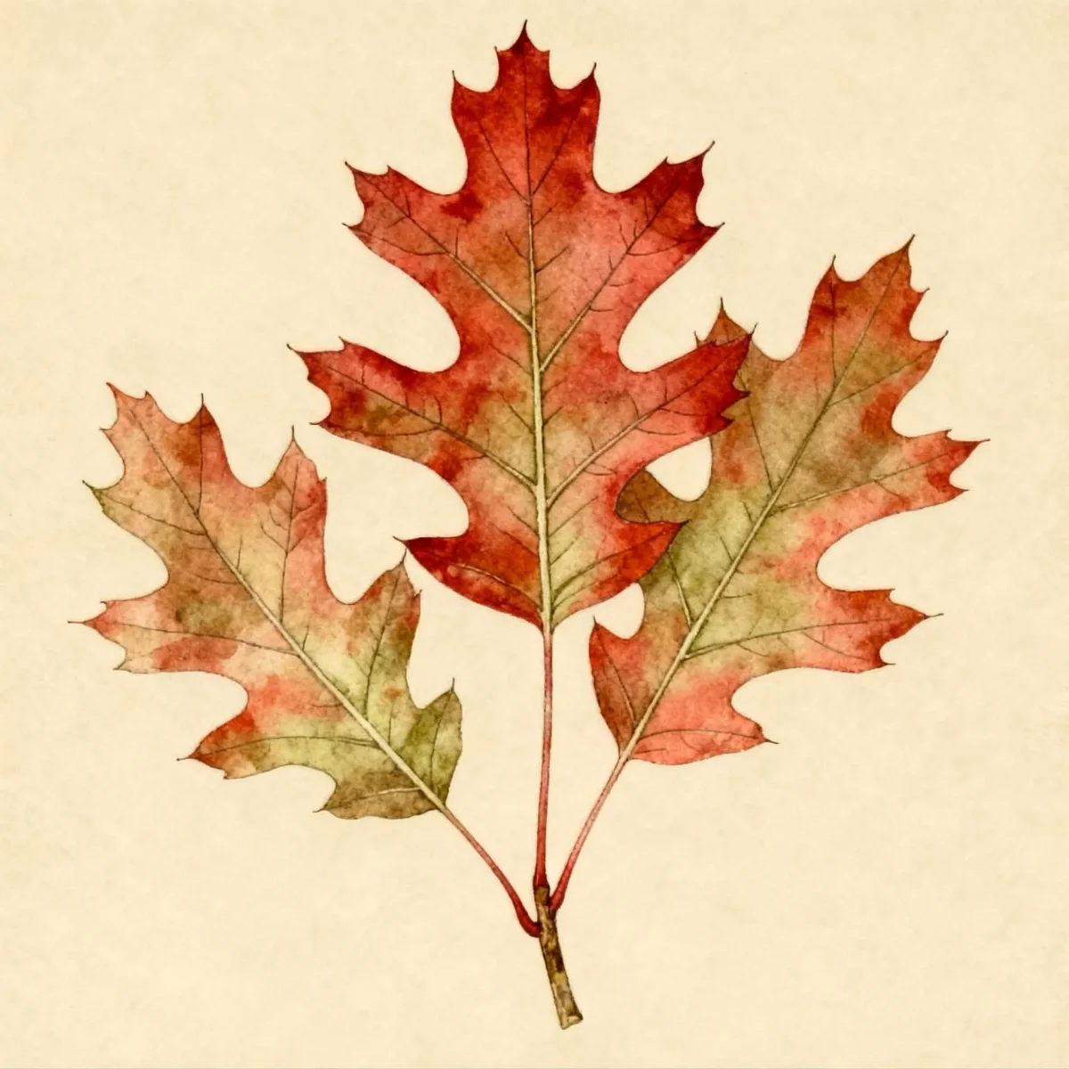 Scarlet oak (Quercus coccinea)