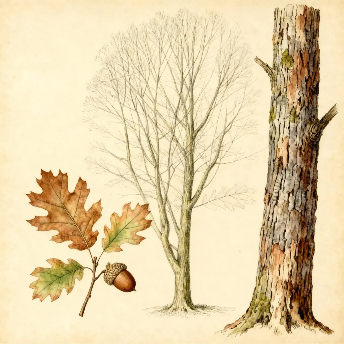 Red oak (Quercus rubra)