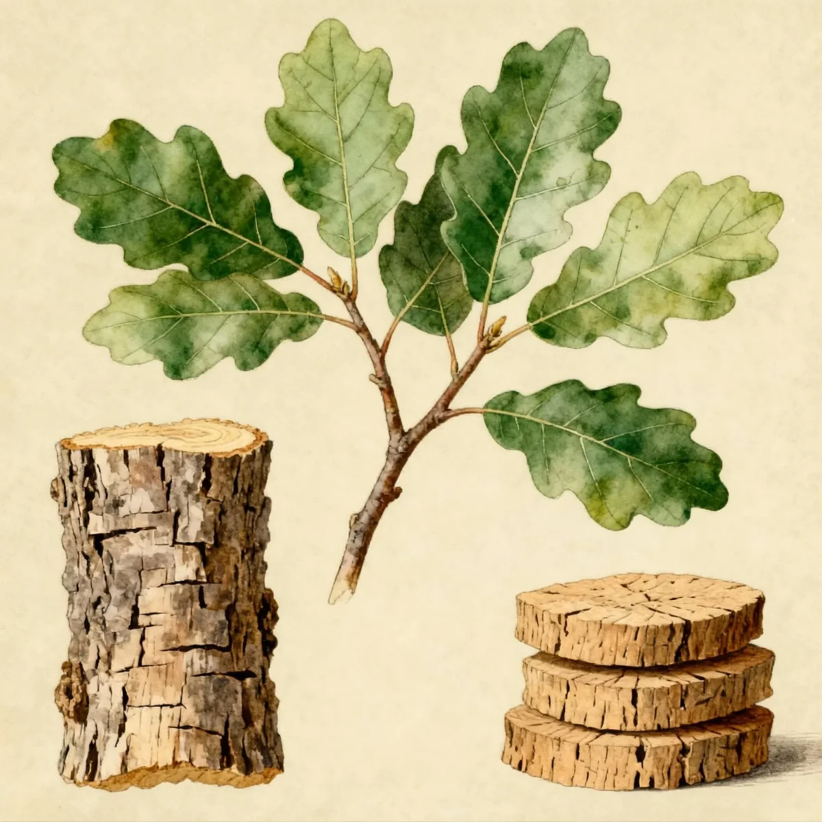 Cork oak (Quercus suber)