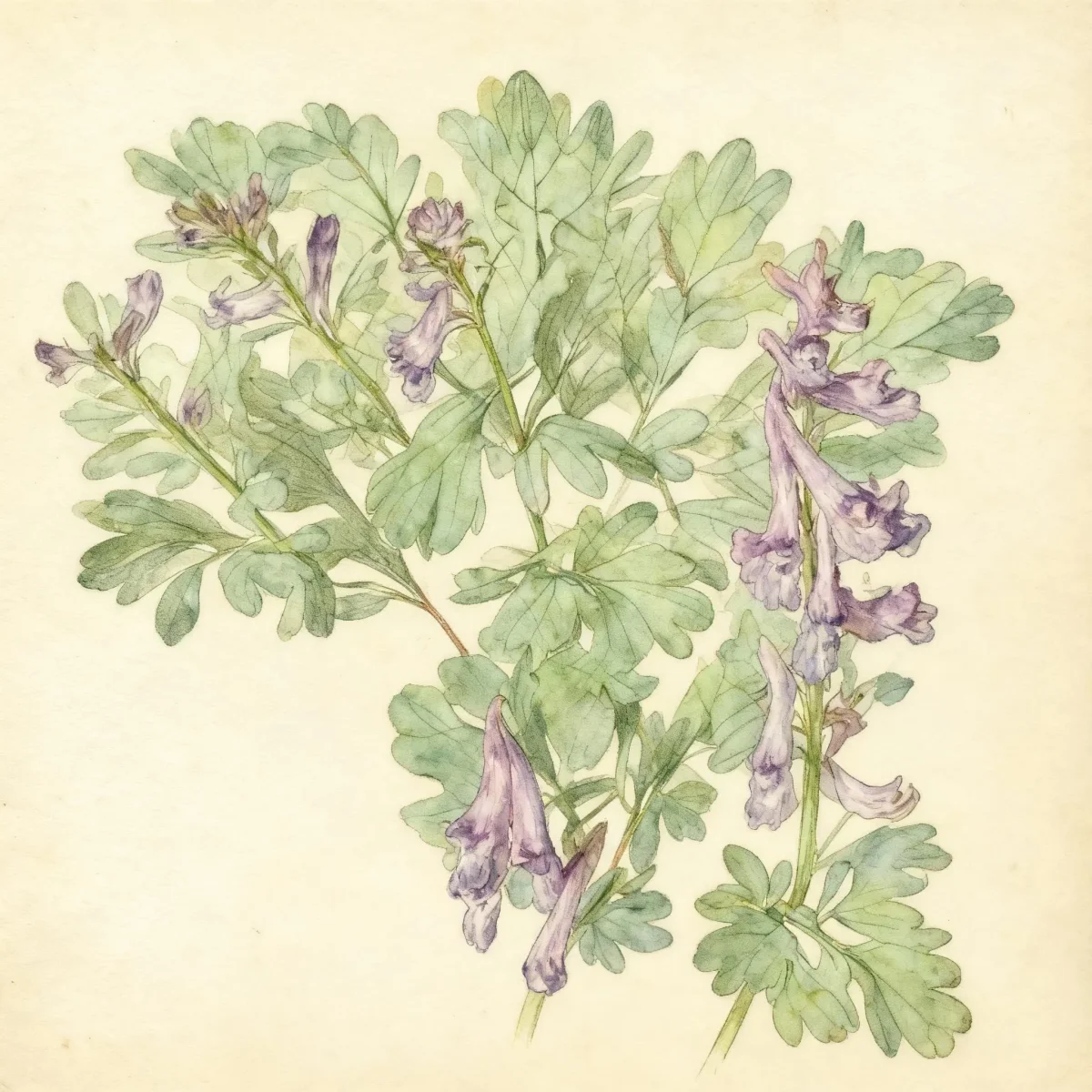 Fumewort (Corydalis solida)