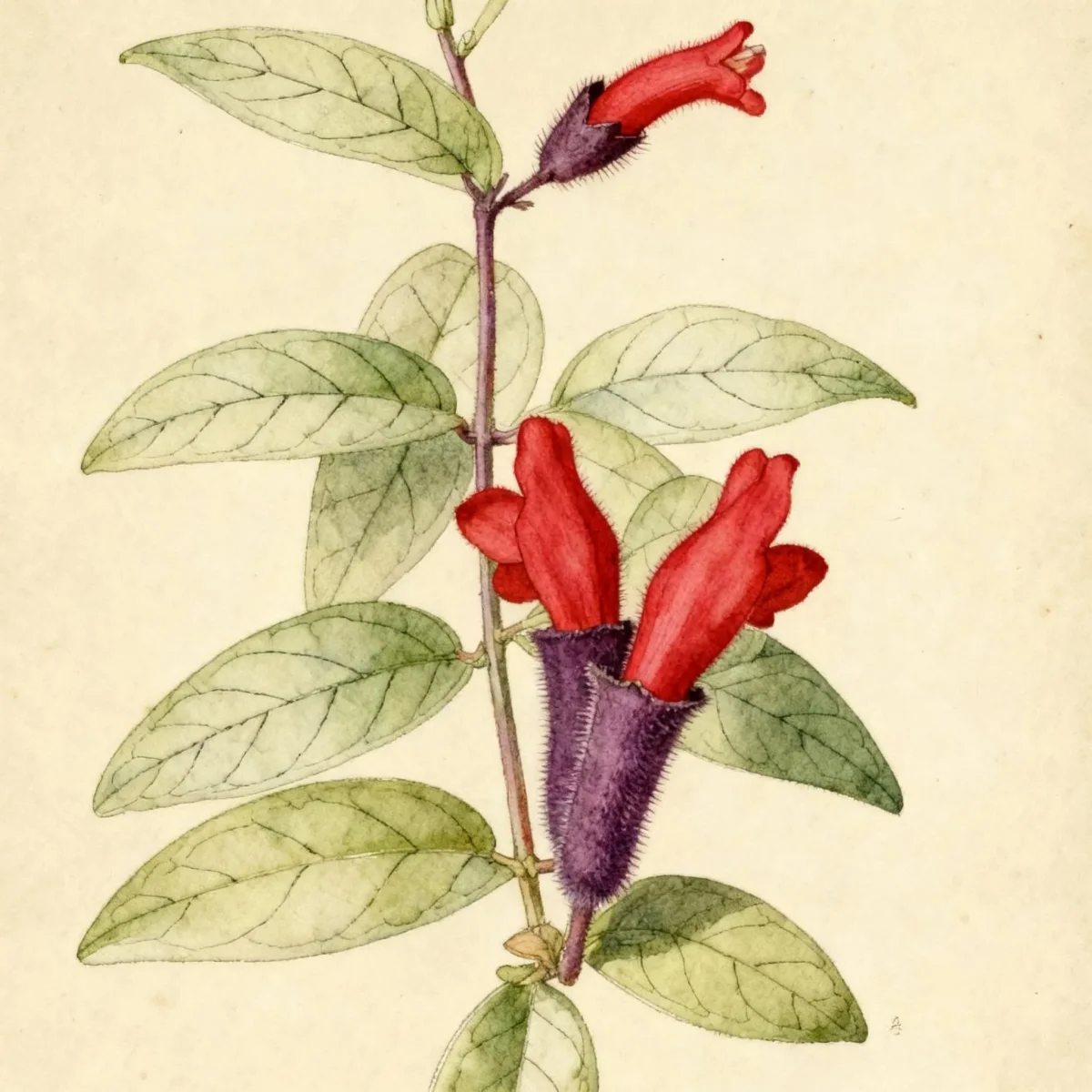 Lipstick plant (Aeschynanthus radicans)