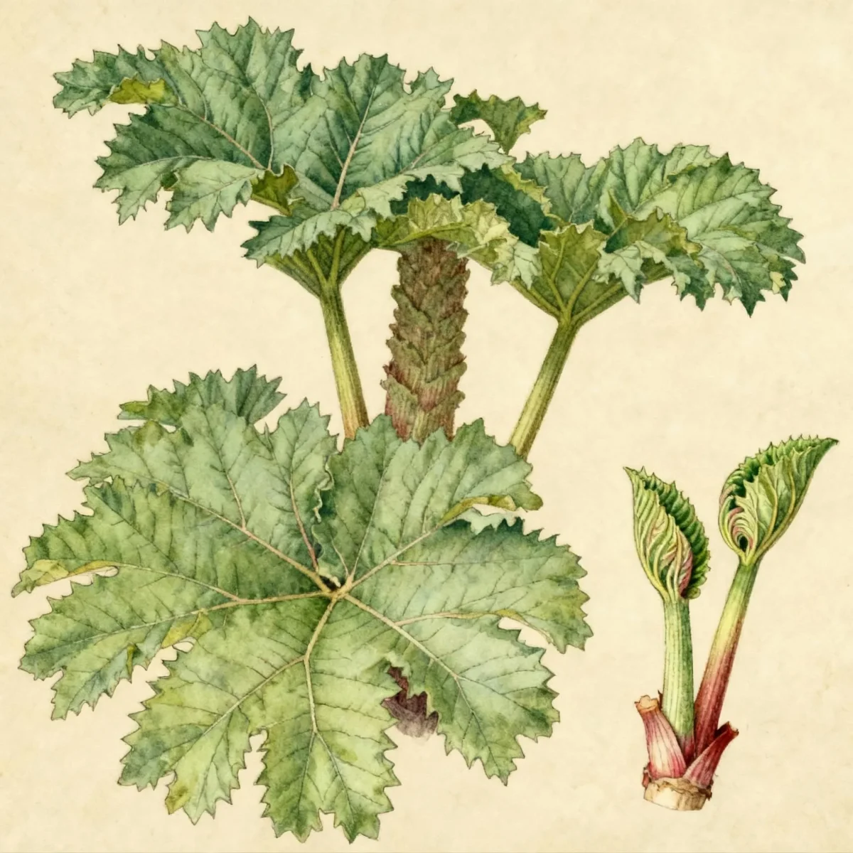Giant rhubarb (Gunnera manicata)