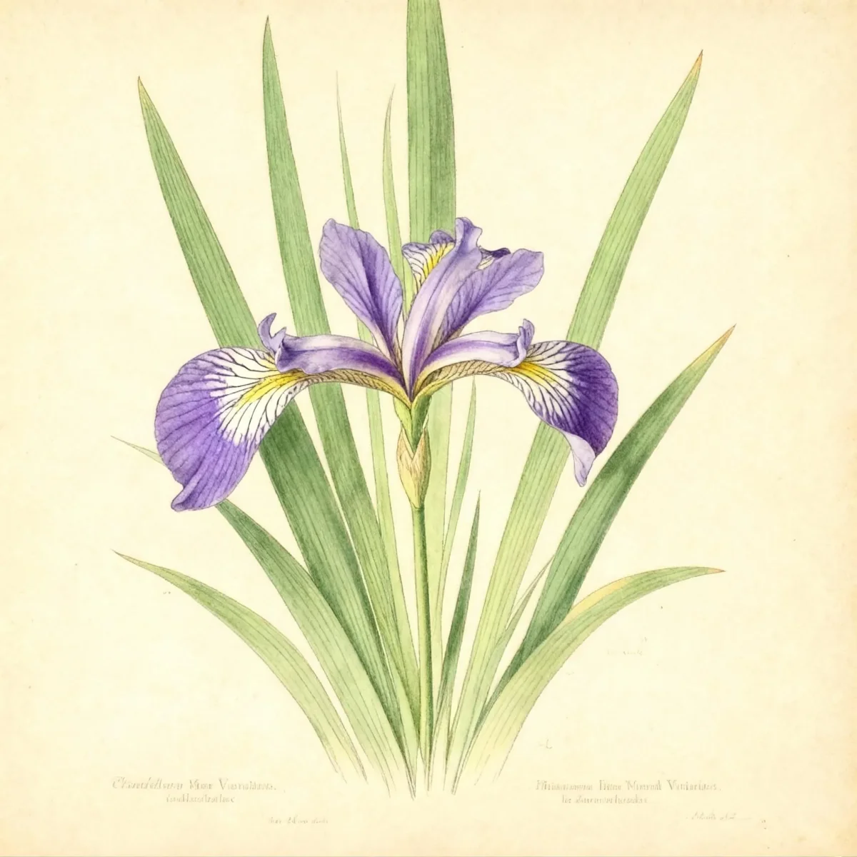Blue flag (Iris versicolor)
