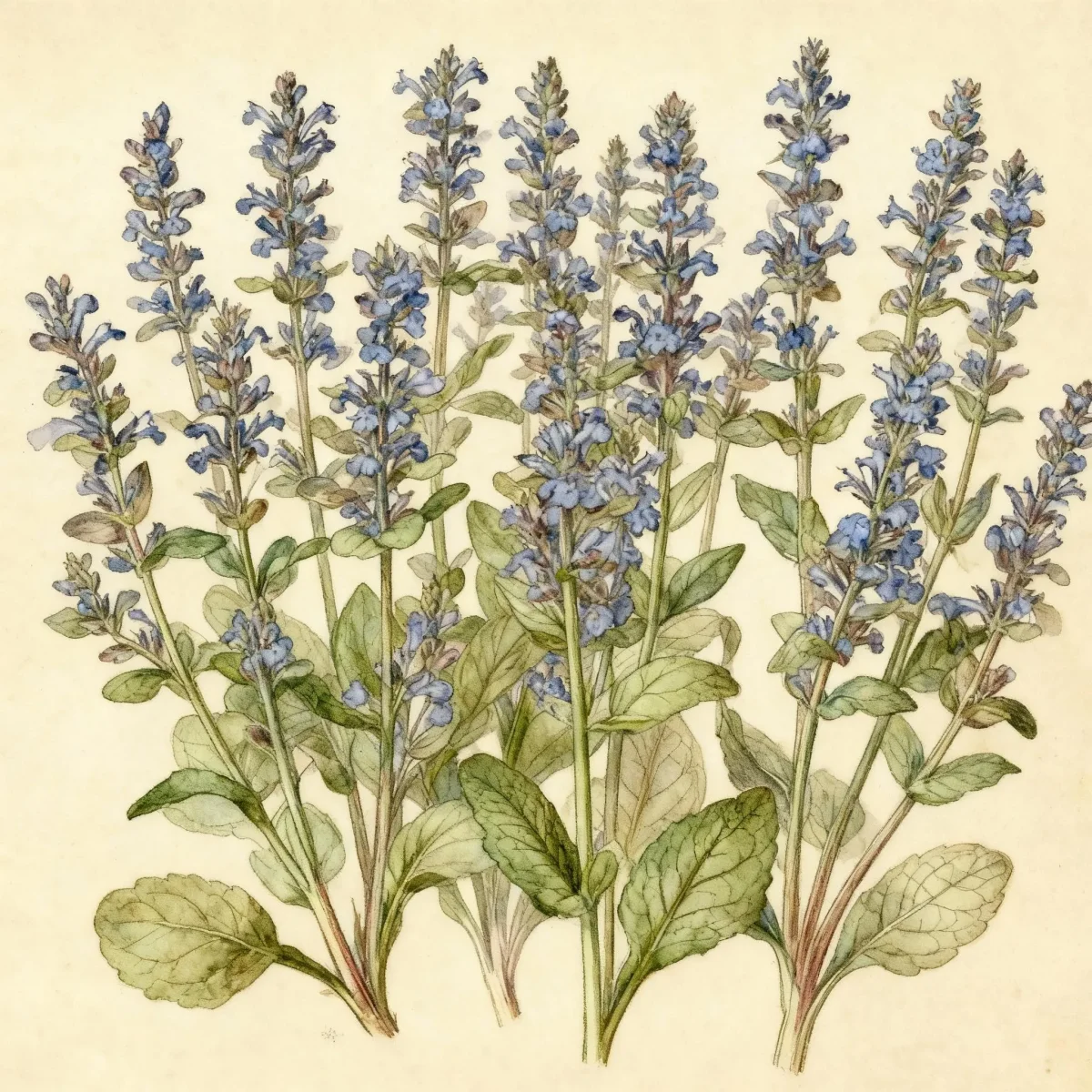 Common bugle (Ajuga reptans)