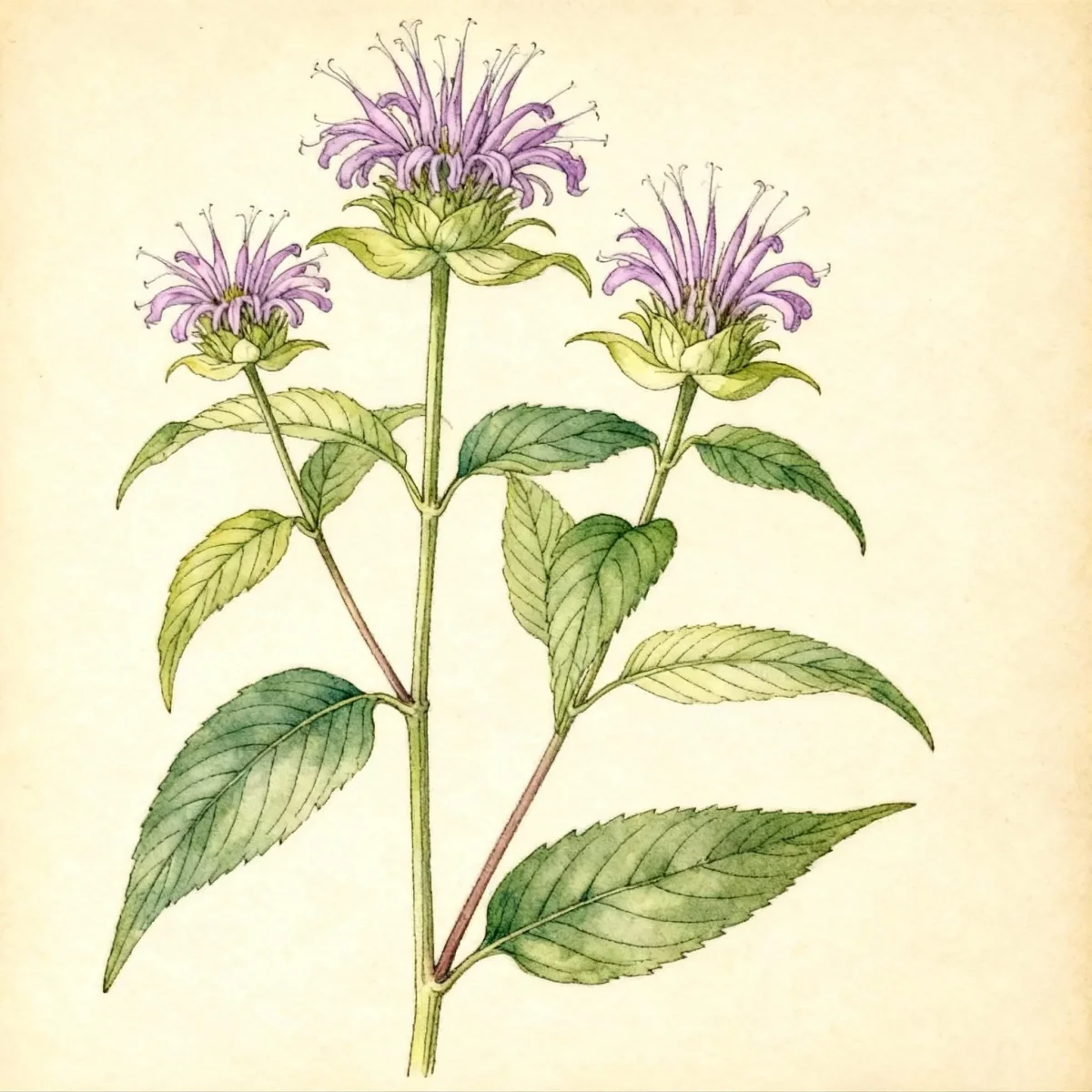 Wild bergamot (Monarda fistulosa)