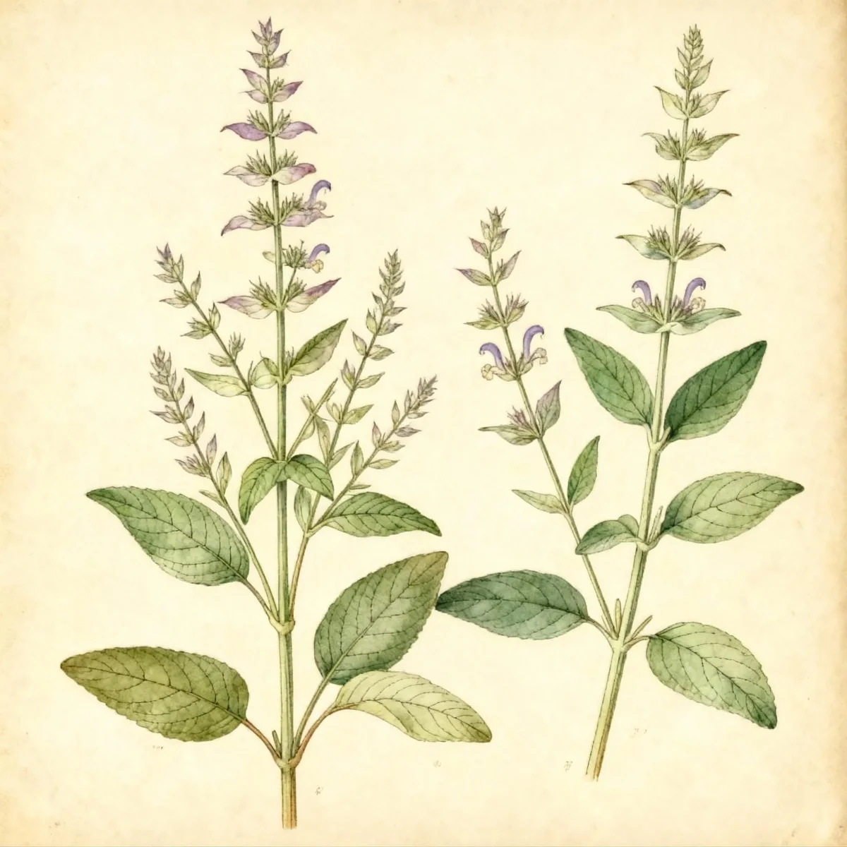 Clary sage (Salvia sclarea)
