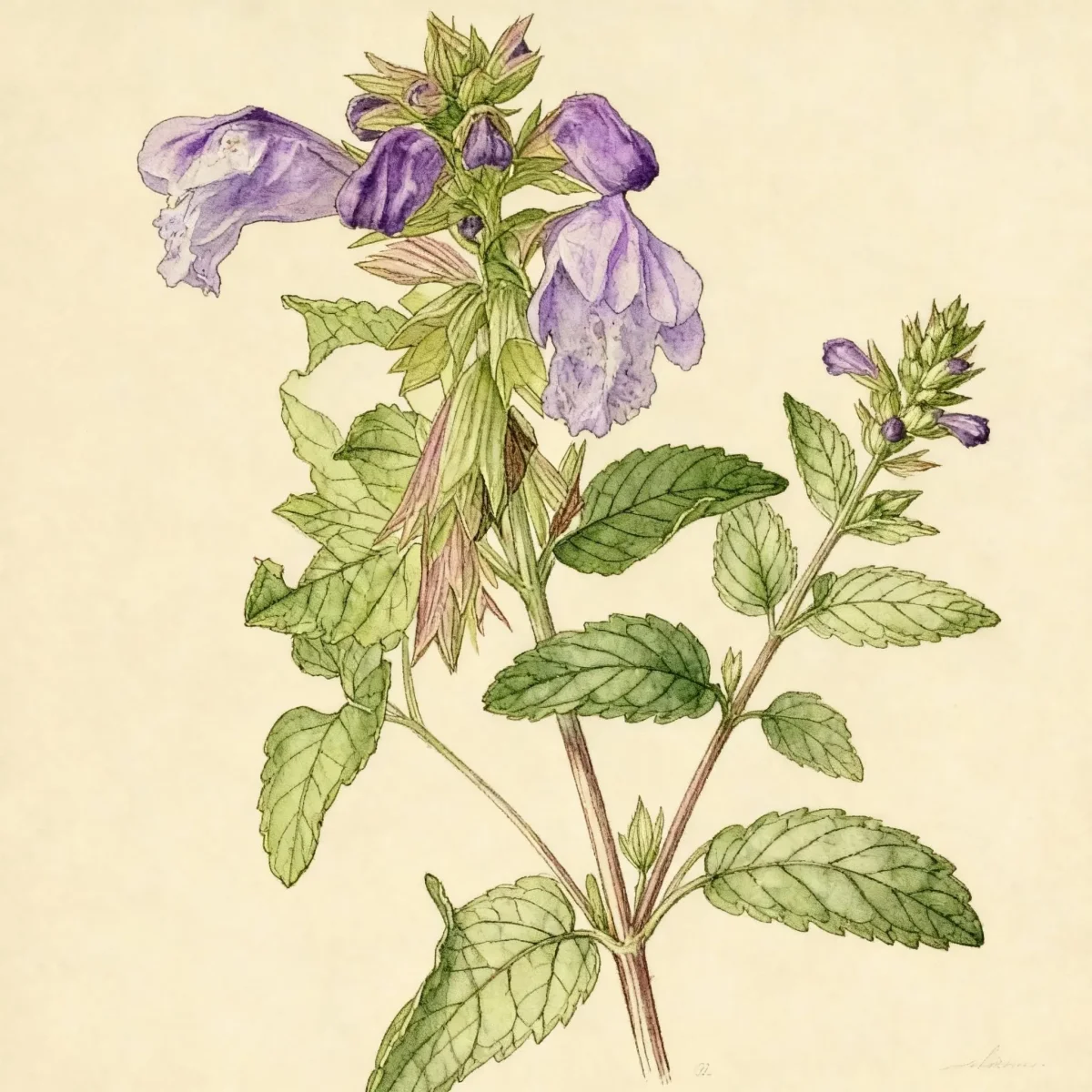 Meehan's mint (Meehania cordata)