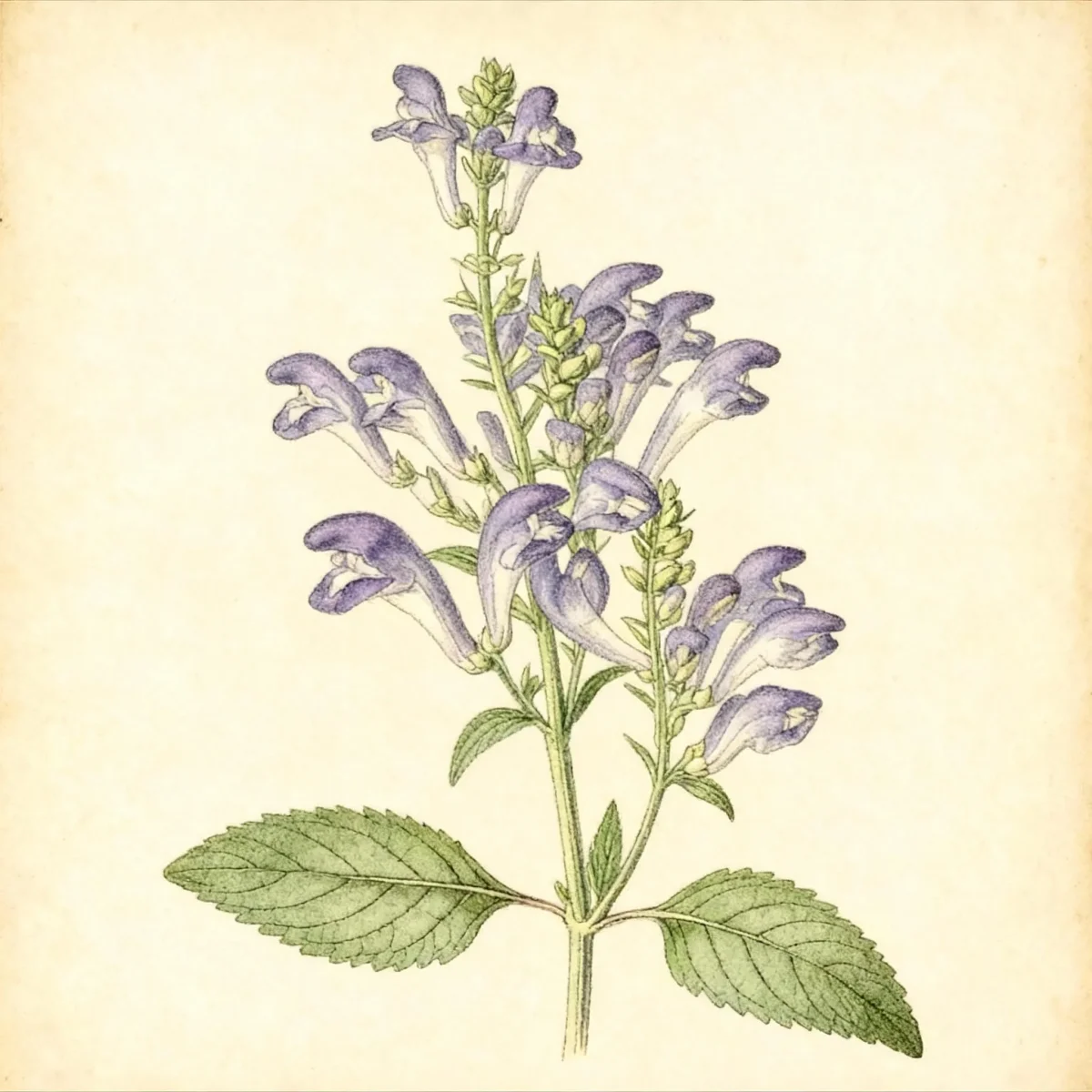 Downy skullcap (Scutellaria incana)