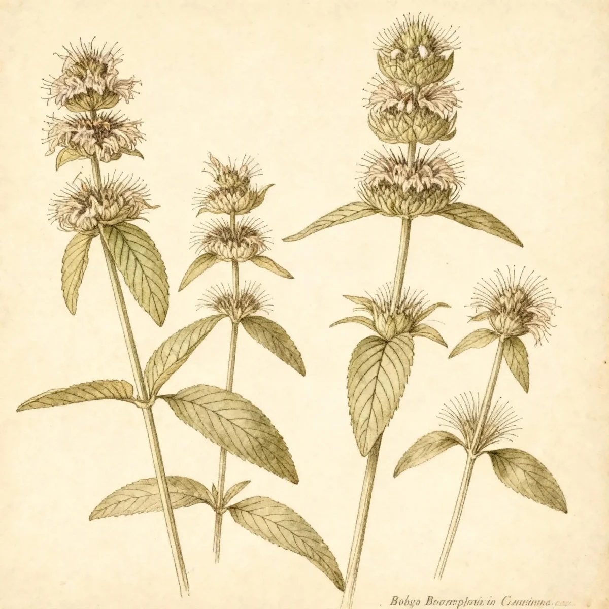 Ohio horsemint (Blephilia ciliata)